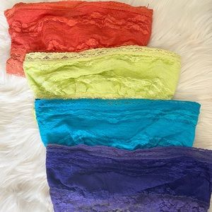 Free People Bandeau Bralette Lot Small